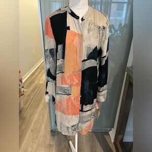 Aritzia Silk Shirt Dress (Size S)
